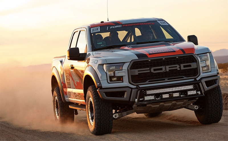 The (almost) stock Raptor that really did race Baja. (Photo Credit: Ford)
